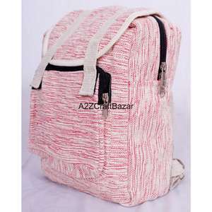 Mochila de Camping y Natación Unisex Hecha a Mano, Vintage, Ligera, de 20L, de Tela de Algodón, con Cierre de Cremallera, Correa de Hombro Arqueada, Suave - Product Image 2