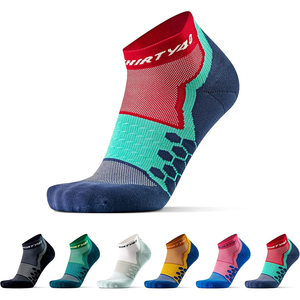 Green Ankle Athletic <b>Socks</b> for <b>Running</b> Breathable Knitted Sport <b>Socks</b> with Cushioned Toe and Heel Adult Size - Product Image 3