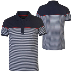 Chemises pour hommes de grande taille respirantes de haute qualité avec logo personnalisé imprimé sur le devant, tissu en coton tricoté, manches courtes - Product Image 4