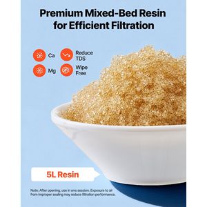 Spotless 5L Mixed-Bed <b>DI</b> <b>Resin</b> Filter Cartridge Refill Deionized <b>Resin</b> Filter Compatible with Car Wash System - Product Image 2