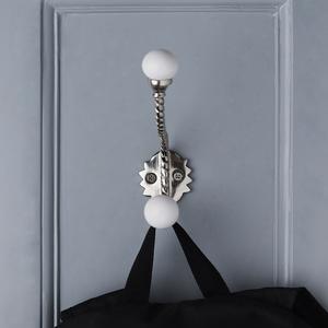 Gancho de Pared de Cerámica Blanca Sólida, Gancho Decorativo Resistente para Colgar Toallas, Ropa, para Decoración del Hogar, Baño, Cocina HK-296 - Product Image 3