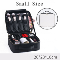 Valise de maquillage professionnelle personnalisée en PU avec trolley, sac de voyage pour cosmétiques, porte-pinceaux, vente en gros