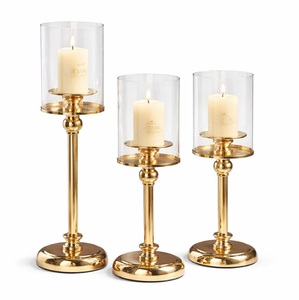 Candelabro Decorativo de Madera y Metal de Lujo con Diseño de Hojas, Portavelas de Lujo para Decoración del Hogar - Product Image 6