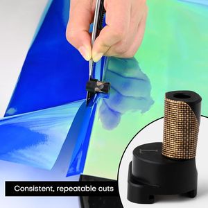 Outil de découpe manuel avec guide gauche/droite, 1 paire, pour film de protection, épaisseurs de coupe 2mm/7mm, deux distances, pour coupe-papier - Product Image 4