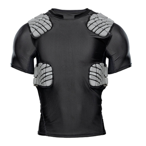 Football Contact Sports Padded <b>Shirt</b> High-Impact Protection <b>Compression</b> <b>Shirt</b> <b>Men</b> <b>Compression</b> <b>Shirt</b> Padding <b>Shirt</b> - Product Image 1