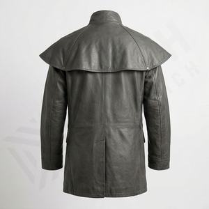 Chaqueta Larga Estilo Motociclista NAI-0438B, Abrigo de Moda, Ropa Exterior Resistente, Prenda Protectora para Motociclistas, Color Personalizado - Product Image 2
