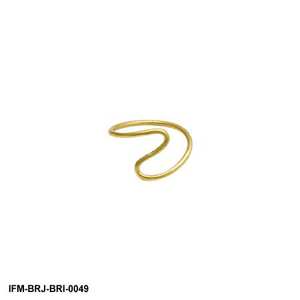 Minimalist Wavy Alloy <b>Ring</b> for Women Handmade Gold Tone Fluid Swirl Trendy <b>Statement</b> Modern Abstract Jewelry Gift - Product Image 5
