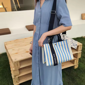 Nueva Llegada 2026, Bolsa de Lona Reutilizable de Alta Calidad con Logotipo Impreso Personalizado para Mujer, con Tamaño y Color Personalizables - Product Image 2