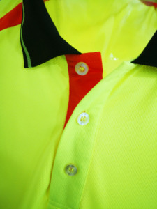 Camiseta de Seguridad de Alta Visibilidad, Ecológica, Transpirable, de Manga Corta, Talla Grande, para Hombre, de Malla, Naranja Marino, Clase 2, Ropa de Trabajo, 180g - Product Image 4