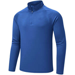 Sweat-shirt en mélange de coton avec fermeture éclair 1/4, 360 GSM, fabrication sur mesure, OEM ODM, directement de l'usine, coupe personnalisée, logo, faible MOQ, coutures durables - Product Image 3