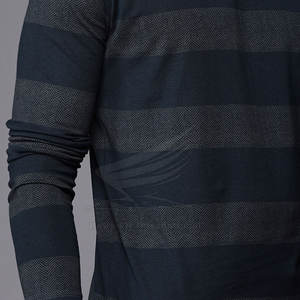 Chemise à manches longues décontractée respirante de qualité supérieure, couleur personnalisée, col rond, 100% coton, disponible en toutes tailles - Product Image 5