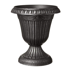 Urna de Jardín de Hormigón Blanco con Base Cuadrada, Diseño Tallado a Mano para Flores o Plantas Verdes, Uso en Exteriores, Urnas de Jardín Hechas a Mano - Product Image 4