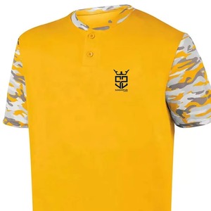 Uniforme de Béisbol Transpirable de Talla Grande, 100% Poliéster, Venta al Por Mayor, Material Duradero - Product Image 5