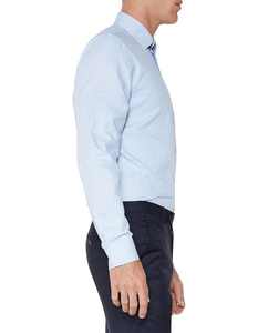 Chemise décontractée pour homme, haute qualité, respirante, manches longues, coupe classique, vente en gros, infroissable, 100% coton, tissu Dobby - Product Image 5