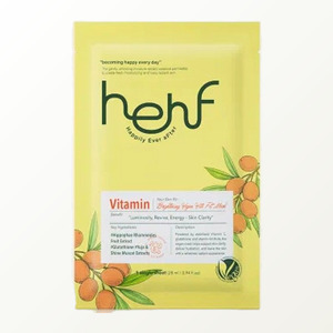 มาส์กหน้า hehf Korean K-Beauty Yueo skin fit Brightening vegan Vita Pit Mask 5 ชิ้น ผลิตในเกาหลี บำรุงผิวหน้า - Product Image 4