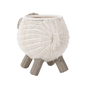 Cesta de mimbre con forma de oveja con patas, linda cesta de mimbre para guardar juguetes, decoración ecológica para el hogar - Product Image 5