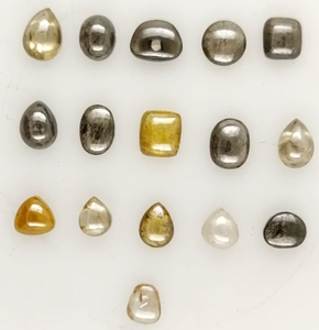 RCK Global - Lote de Diamantes Naturales Sueltos al 100%, Corte Rosa, Gris, Amarillo, Blanco, Corte Excelente, Claridad VVS1-SI2, 1 Quilate, MOQ - Product Image 2