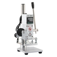 Presse à chaud manuelle 10x13cm pour gaufrage à chaud, machine à estamper pour cuir et bois avec logo, 110V/220V et mini gaufrage numérique