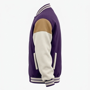 Embroidered Canvas Stand Collar Custom Personalized Letter Varsity Jacket Autumn Windproof Streetwear <b>Windbreaker</b> - Product Image 4