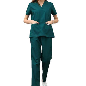 Blouse de laboratoire en molleton de coton mélangé à manches courtes Pantheraint, uniforme médical de haute qualité pour adultes unisexe, marque privée - Product Image 1