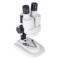 Binocular Straight Tube Biological Microscope | LED Metal Educational Science Microscope for Children Students Laboratory