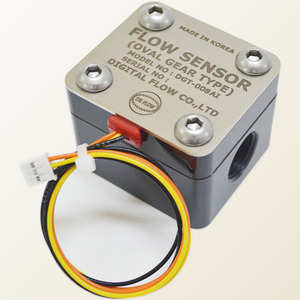 เกียร์โฟลว์มิเตอร์ DIGITAL FLOW Korean DGT-008AI Oval Gear Flow Sensor อลูมิเนียม PT 3/8 เกลียวใน ผลิตในเกาหลี - Product Image 4