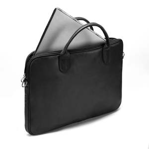 Premium Water Resistant Leather Laptop Sleeve <b>Bag</b> with Soft Padded Protection Zipper Closure Bulk Order - Product Image 3
