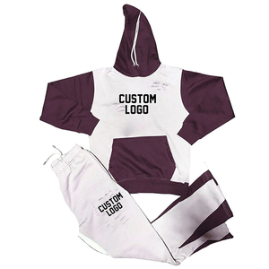 New Arrival <b>Top</b> Quality <b>Distressed</b> Vintage Style Custom Flared Tracksuit Screen Printed 100% Cotton Men's 2 Piece Tracksuit Sets - Product Image 4