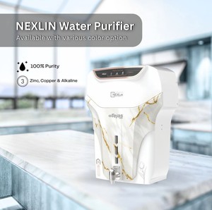 Purificateur d'eau alcaline TEJAS PRO MARBLE WHITE RO avec affichage numérique, réservoir de stockage de 13 litres, cuivre, zinc, alcalin - Product Image 4