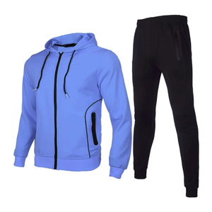 Veste à capuche zippée coupe-vent personnalisée pour homme, écologique, pour l'automne et l'hiver, tenue de sport pour adultes, vêtements de jogging - Product Image 1