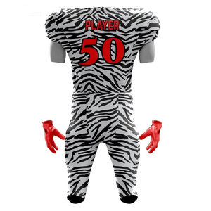 Ensembles de football américain OEM de haute qualité 2026 en polyester 100 %, séchage rapide, évacuation de l'humidité, respirants, couleur unie pour équipe, vente en gros - Product Image 3