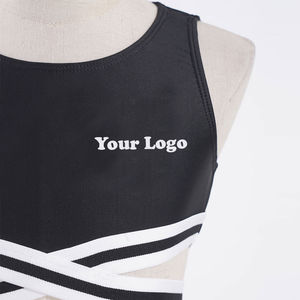 Uniformes de cheerleading en vente chaude OEM, personnalisez votre propre design, tissu élastique en polyester/coton, vêtements de performance, logo personnalisé, tissu 240g - Product Image 3