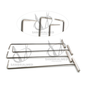 Juego de 4 Elevadores Dentales Equinos para Encías, Juego de Elevadores de Molares/Fragmentos Extendidos, Instrumentos Veterinarios y Dentales Equinos - Product Image 1