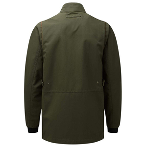 Veste de tir pour homme en daim avec écussons aux épaules, manteau de chasse respirant pour le tir sur argile en extérieur, protection contre les rebonds, OEM - Product Image 2