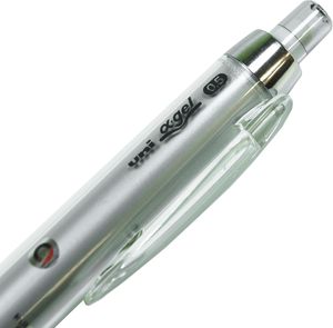 Lápiz Mecánico Mitsubishi Uni Alpha Gel Kuru Toga M5-858GG 0.5mm, Agarre Suave, Rotación Automática del Grafito, Cuerpo Metálico, Japón - Product Image 5