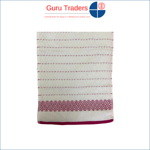 Serviettes de cuisine rectangulaires réutilisables et lavables en polycoton jacquard avec bordure décorative, fabriquées en Inde - Product Image 5