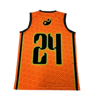 Maillot de basket-ball personnalisé en mesh sans manches, séchage rapide, respirant, impression par sublimation, pour entraînement sur le terrain - Product Image 6
