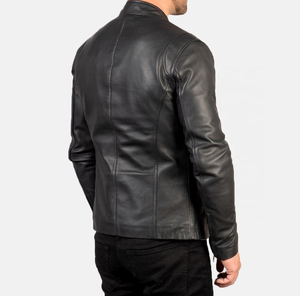Veste en cuir confortable pour homme, nouveau style, 100% cuir véritable, veste d'hiver pour homme, vestes en cuir souple pour homme - Product Image 4