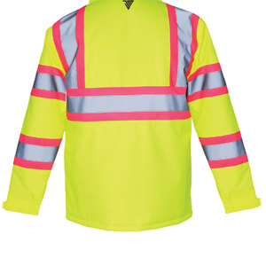 เสื้อแจ็คเก็ตสะท้อนแสง Hi Vis มาตรฐาน ANSI Class 3 สำหรับงานก่อสร้าง กันน้ำ สำหรับผู้ชาย มีขั้นต่ำในการสั่งซื้อน้อย และผ้าคุณภาพสูง - Product Image 6