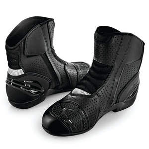 Botas de Motociclismo de Tobillo de Diseño Personalizado de Primera Calidad, Cuero Genuino, Impermeables, Transpirables, Térmicas, Antideslizantes, para Todo Tipo de Moto - Product Image 4