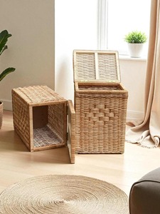 On Sale Unique Design Rattan Basket In Bamboo Jute Clothes Storage Basket For <b>Laundry</b> For Home & Hotel Decor High Selling - Product Image 5