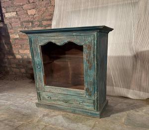 Distressed Wooden <b>Kitchen</b> Cabinet Storage Unit <b>Free</b> <b>Standing</b> <b>Cupboard</b> Organizer <b>Kitchen</b> Furniture Sideboard Cabinet Use - Product Image 3