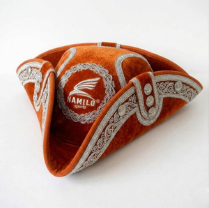 Sombrero de Vaquero Francés de Fieltro de Lana de Alta Calidad con Diseño Único, Sombrero Tricorne Negro para Hombre, Sombreros Triangulares, Guardia de Honor, Sombrero Napoleón - Product Image 2