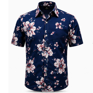 เสื้อเชิ้ตทำงานศิลปะดิจิตอลพรีเมี่ยมสำหรับผู้ชายเนื้อผ้าระบายอากาศได้ดีเสื้อทรงพอดีตัวพิมพ์ลายติดทนนาน - Product Image 1