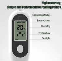 Capteur d'humidité du sol intelligent Tuya Zigbee, sans fil, avec mesure de la température, de l'humidité et de la luminosité, pour système d'arrosage automatique de jardin