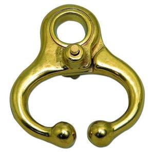 Durable Reusable Adjustable Brass Bull <b>Holder</b>-Automatic Nose Ring Lead for Large Animal Cattle <b>Control</b> Veterinary Instrument - Product Image 2