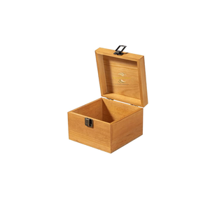 Caja de Joyería de Madera Hecha a Mano con Tapa, Rectangular, Diseño Clásico Personalizado, Organizador de Almacenamiento con Bisagras para Uso Doméstico - Product Image 2