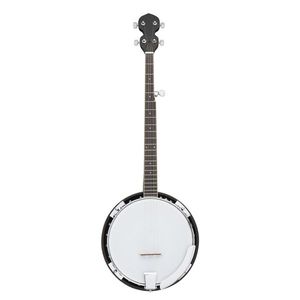Left Handed 5-String Full Size Banjo Set with Premium Mahogany Neck & Closed Solid Sapele Back Premium Accessories Included - Product Image 6
