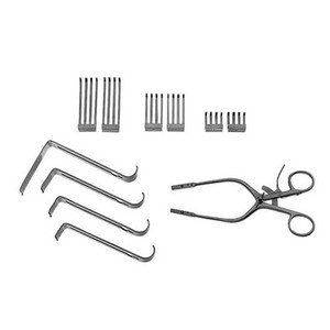 Henly Retractor Original Type Modified Weitlaner Allows Three Blade Set Includes Retractor overall length 16.5cm ZETOMEDPRO - Product Image 6