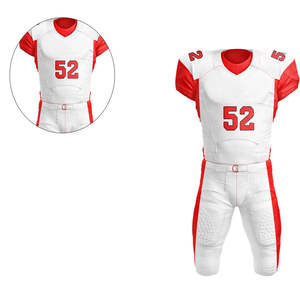 Uniformes de football américain de qualité supérieure, design personnalisé, impression par sublimation, séchage rapide, respirant, ensemble d'uniformes de football américain - Product Image 4